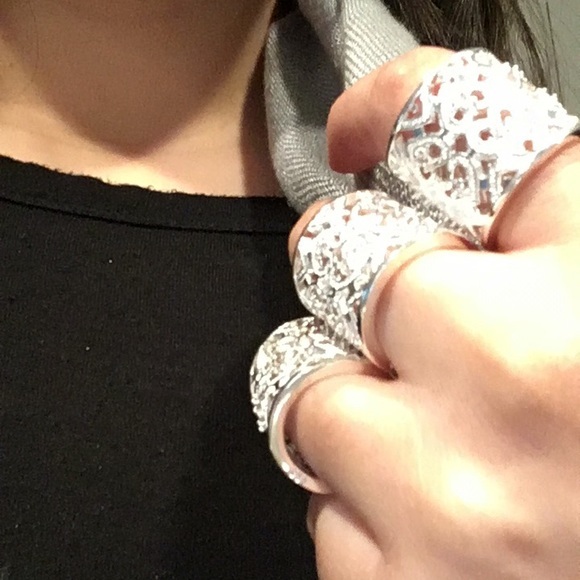 925 SS Multilayer Ring - Picture 4 of 5